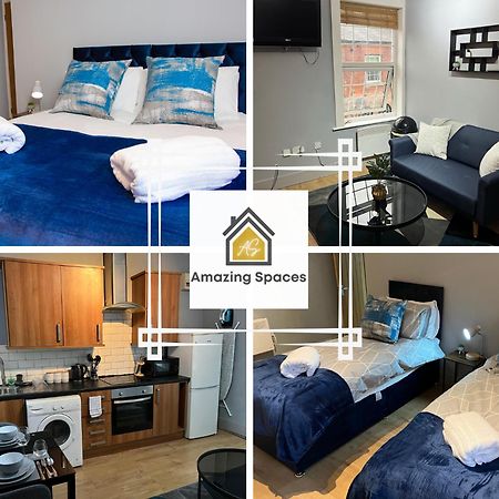 City Centre 2 Bed Flat Sleeps 3 For Work And Leisure With Free Wifi By Amazing Spaces Relocations Ltd Warrington  Exterior foto